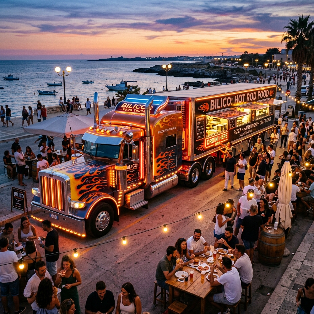 Salento Motor Grill Semi Trailer Food Truck
